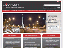 Tablet Screenshot of adocom.fr
